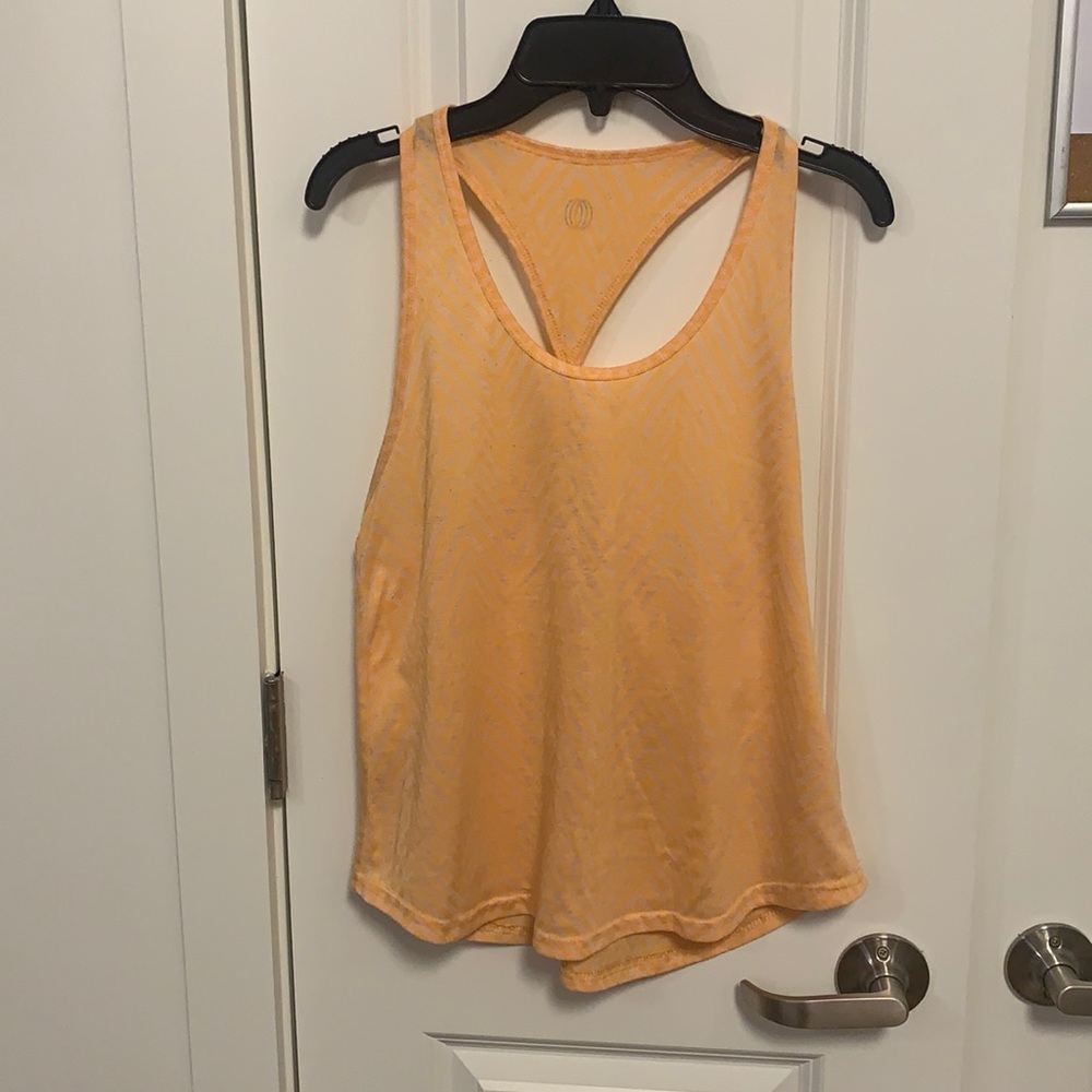 Orange Athletic Tank Top - Balance Collection Size S